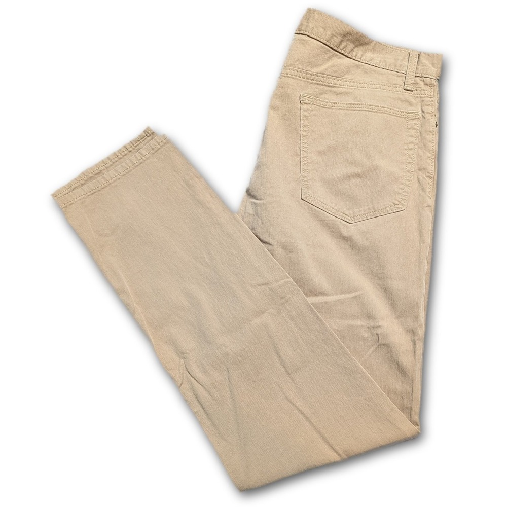 Banana Republic Washwell Mens 36x32 Pants Linen Workwear Khaki Slim Fit Blend
